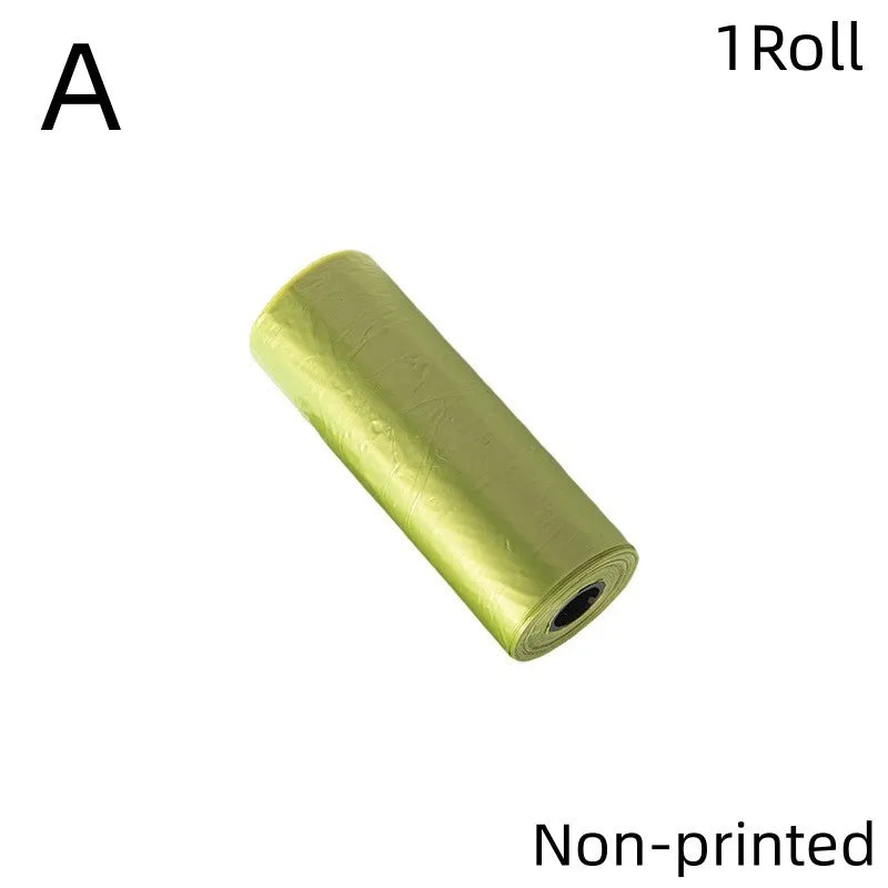 Biodegradable Pet Waste Bags Thickened Portable Printed Dog Poop Bags Eco-friendly Outdoor Pet Poop Pickup Bags with Organizer-BT8D