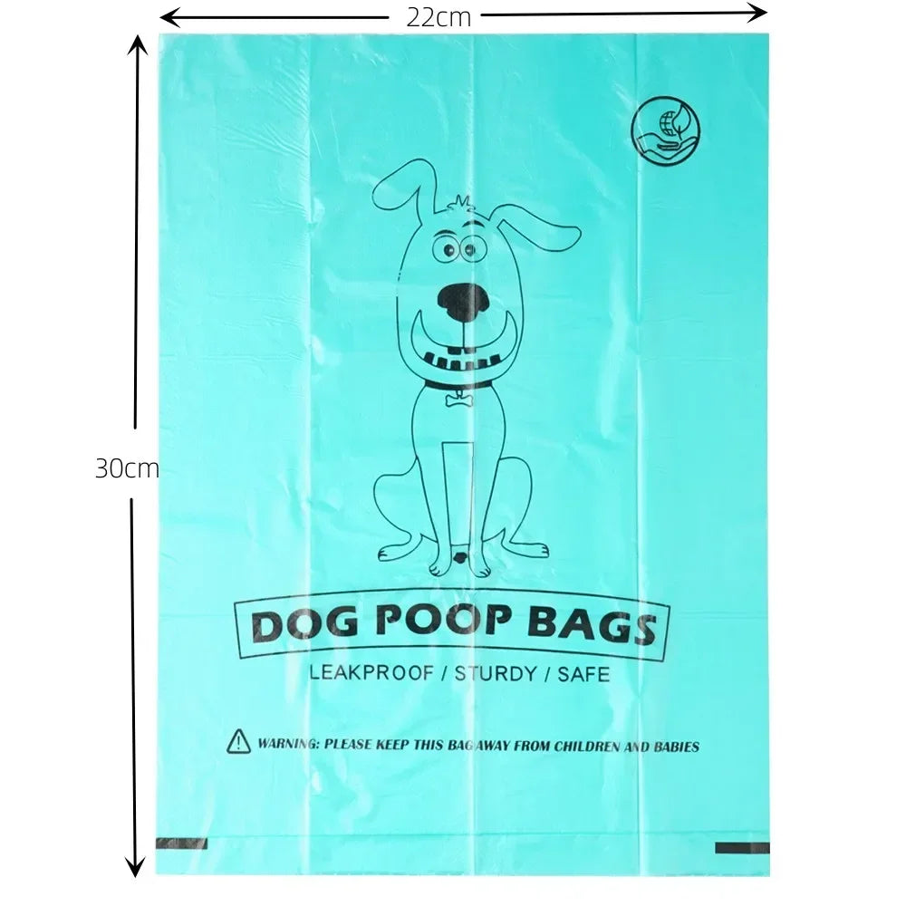 10 Rolls Biodegradable Dog Poop Bags Thickened Pet Garbage Bag Eco-Friendly Dog Waste Bags Portable Pick-Up Poop Cleaning Bag-BT8D