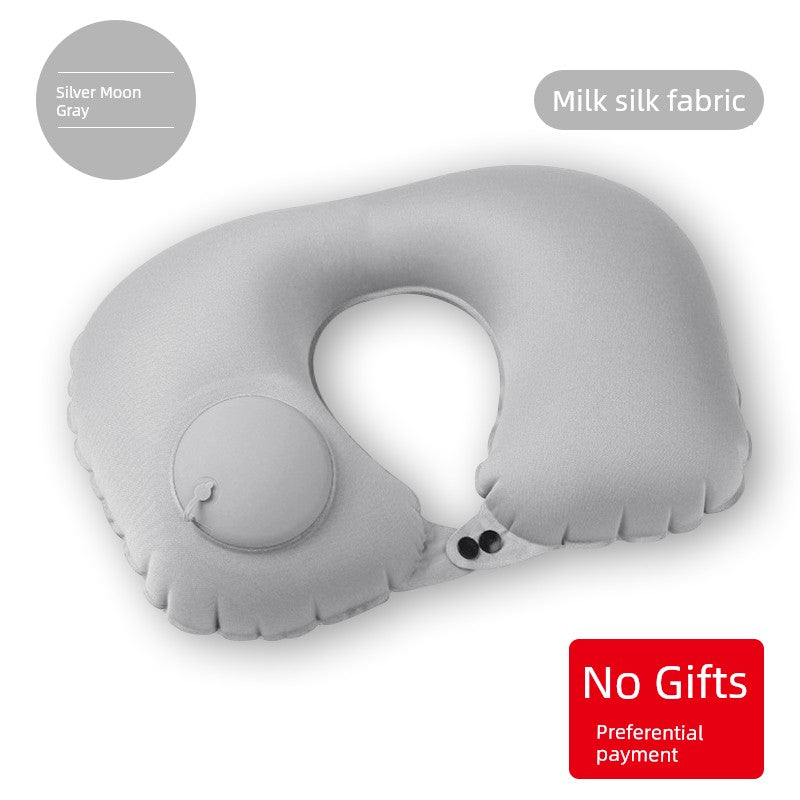 Car Press Neck Protection Travel Inflatable U Pillow-BT8D