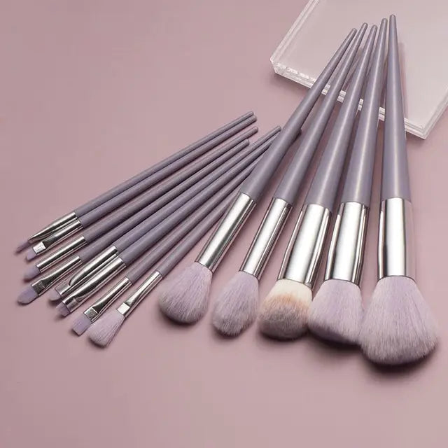13Pcs Soft Fluffy Makeup Brushes Set-BT8D