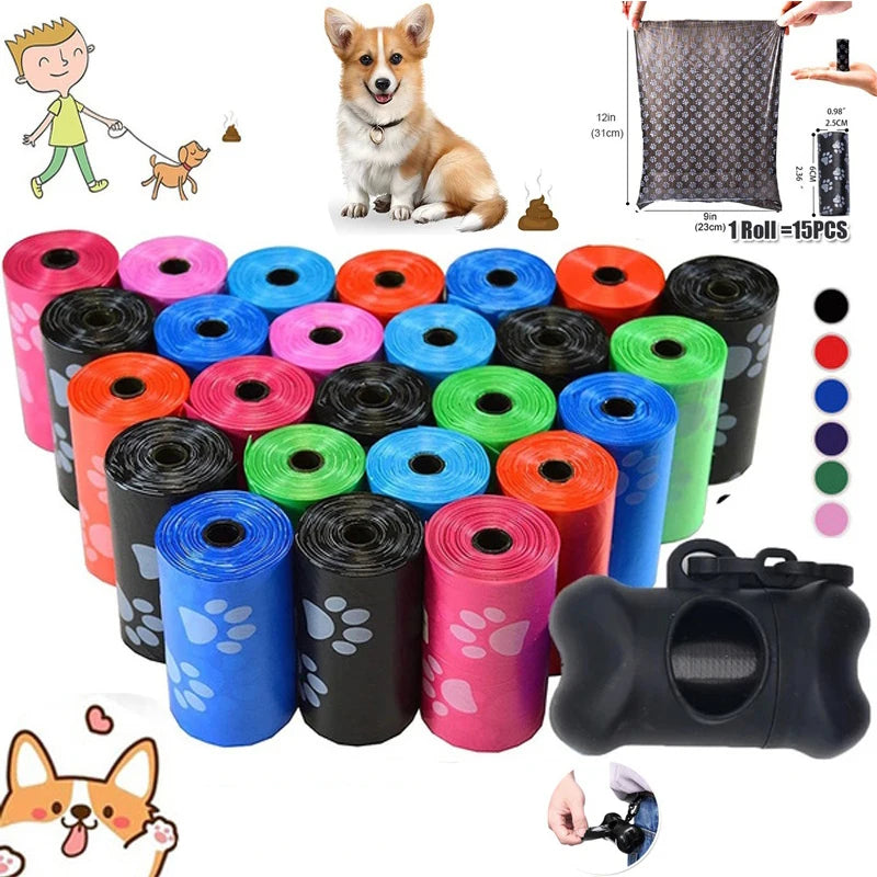 Dog Poop Bag Degradation Disposable Garbage Bag Carton Pick Up Toilet Bags Cat Waste Bags Outdoor Clean Garbage Bag