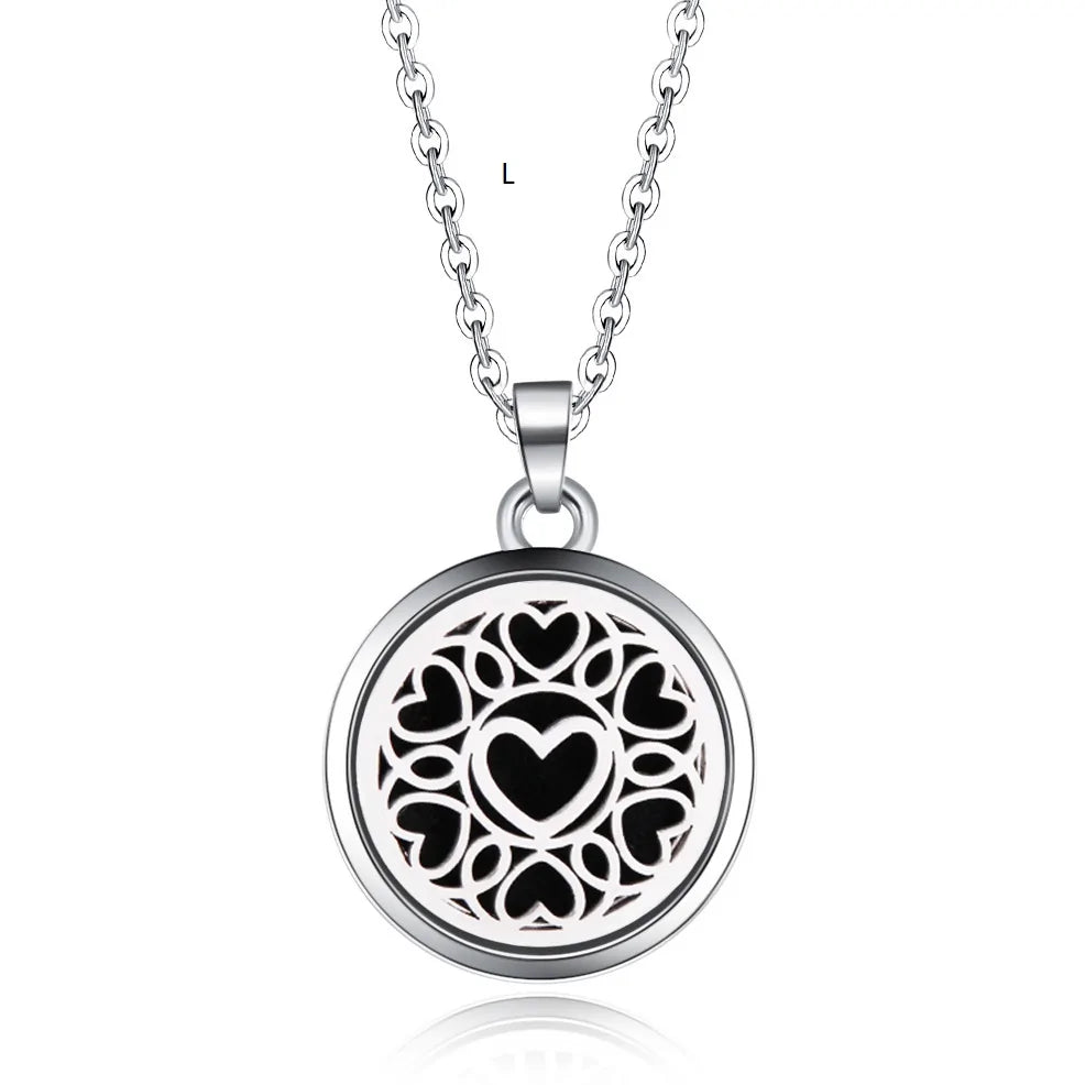 Aromatherapy Pendant Necklace Essential Oil Diffuser-BT8D