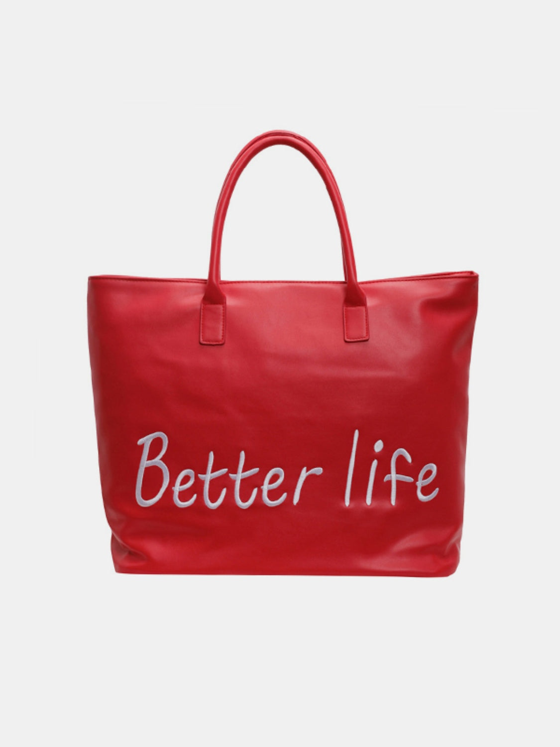 BETTER LIFE PU Leather Tote Bag-BT8D