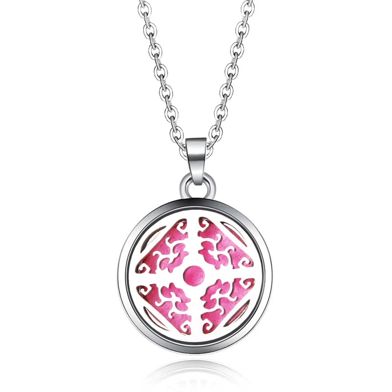 Aromatherapy Pendant Necklace Essential Oil Diffuser-BT8D