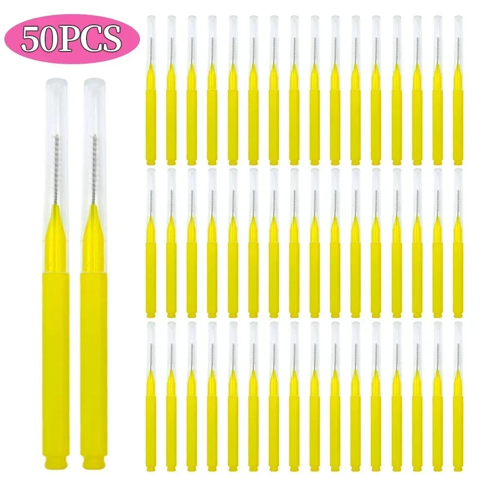 5/10/50PCS Mini Eyebrow Brush Brow Perm Brush Disposable Brow Lifting Brushes Bendable Micro Eyelash Brush Applicators Tools-BT8D