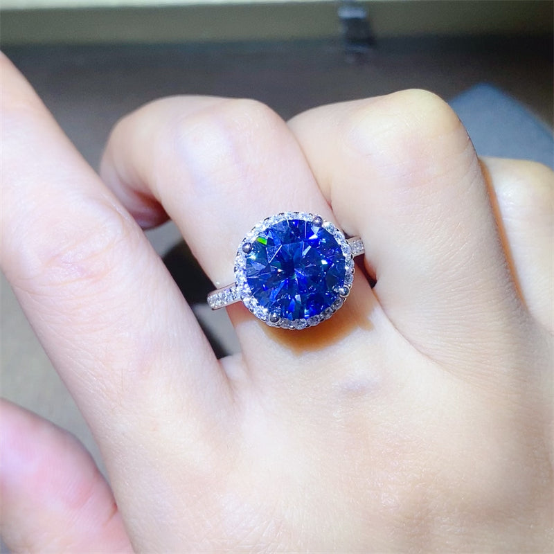 5 Carat Moissanite 925 Sterling Silver Ring-BT8D