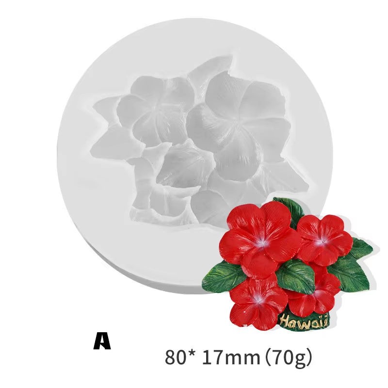 3D Silicone Rose Shape Ice Cube Maker Ice Cream Silicone Mold Ice Ball Maker Reusable Whiskey Cocktail Mould Форма Для Льда HE-BT8D