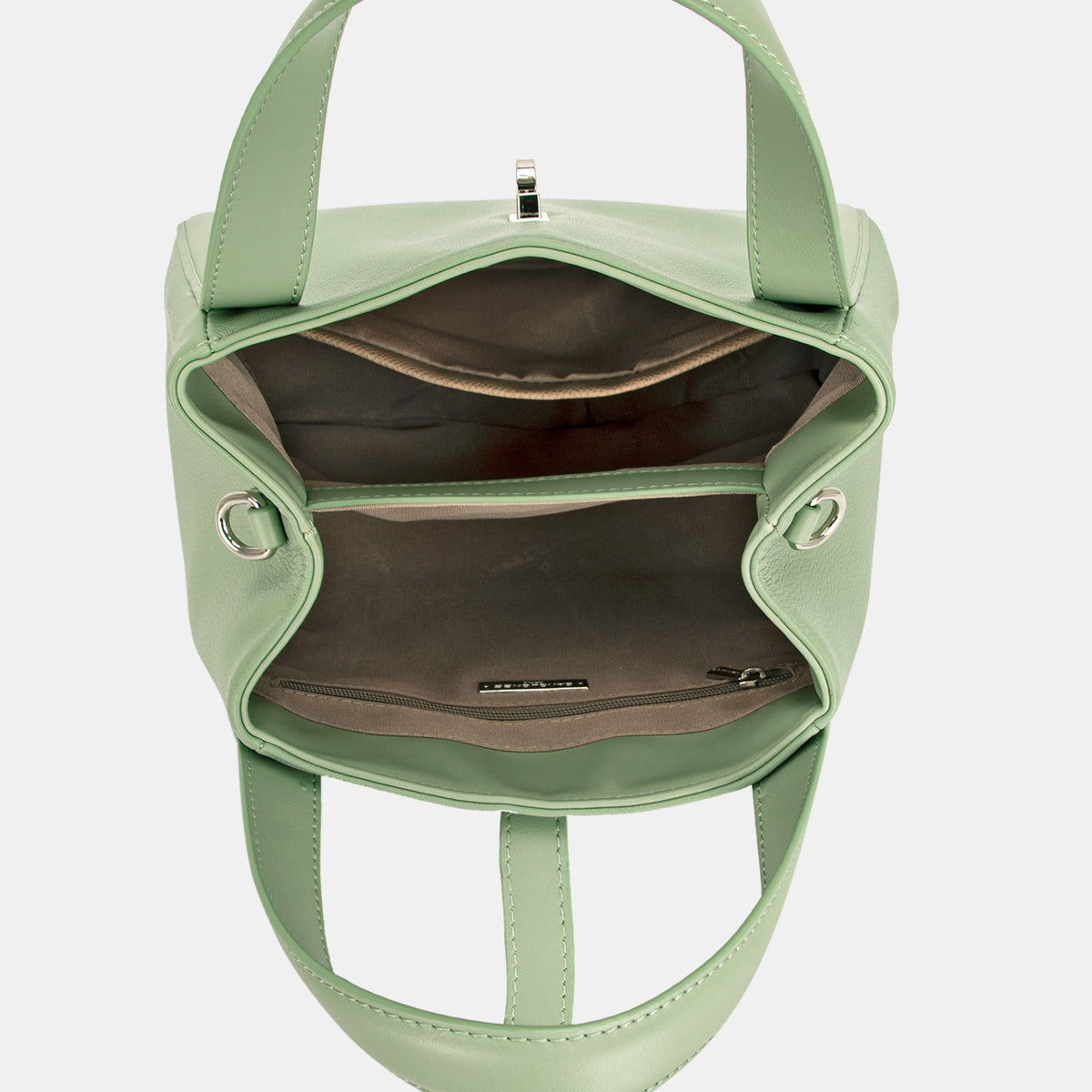 David Jones PU Leather Bucket Bag-BT8D