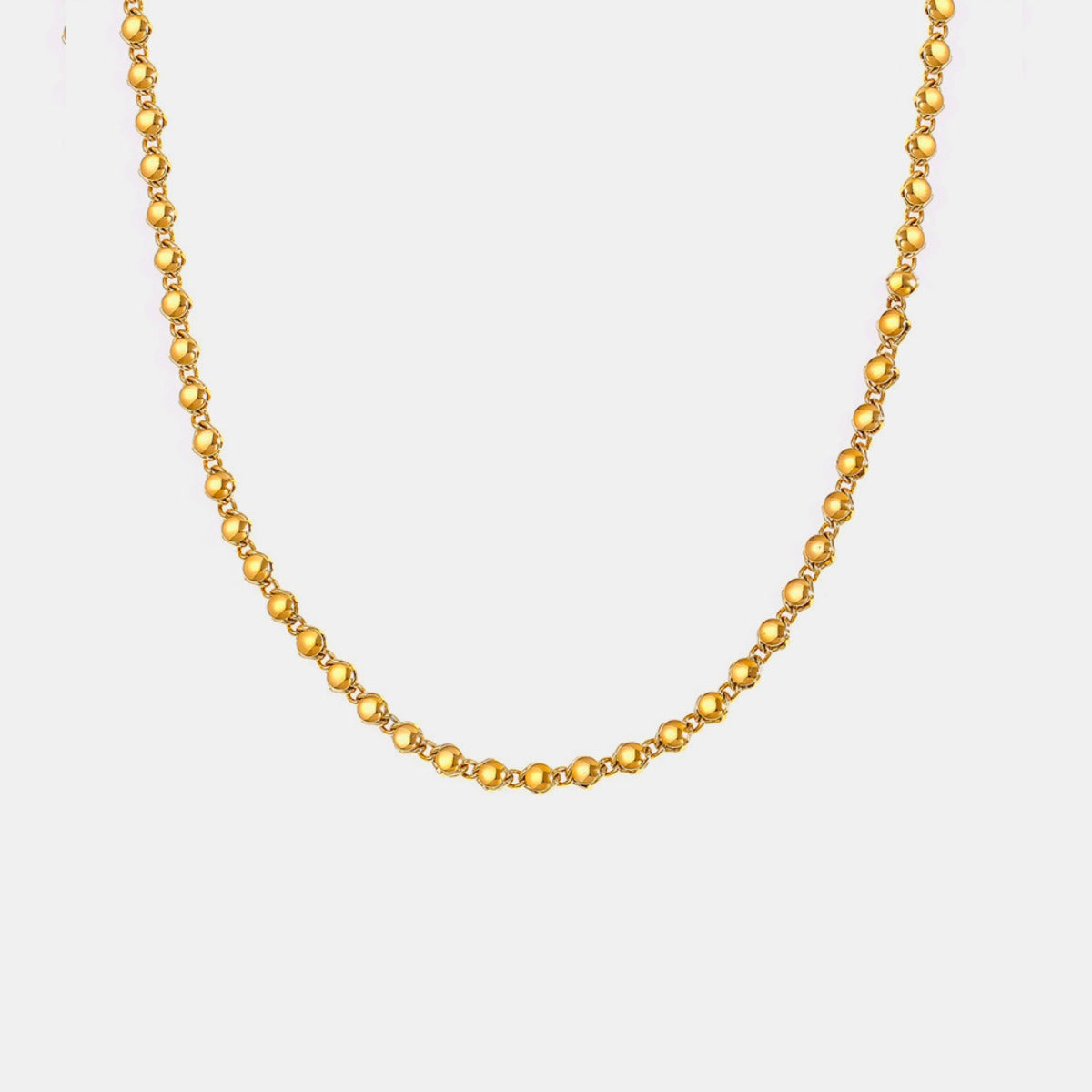 18K Gold-Plated Copper Necklace-BT8D