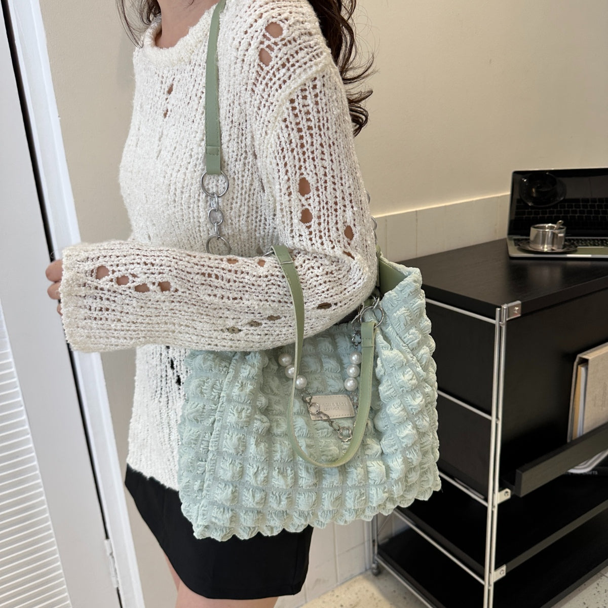 Bubble Textured Tote Bag-BT8D