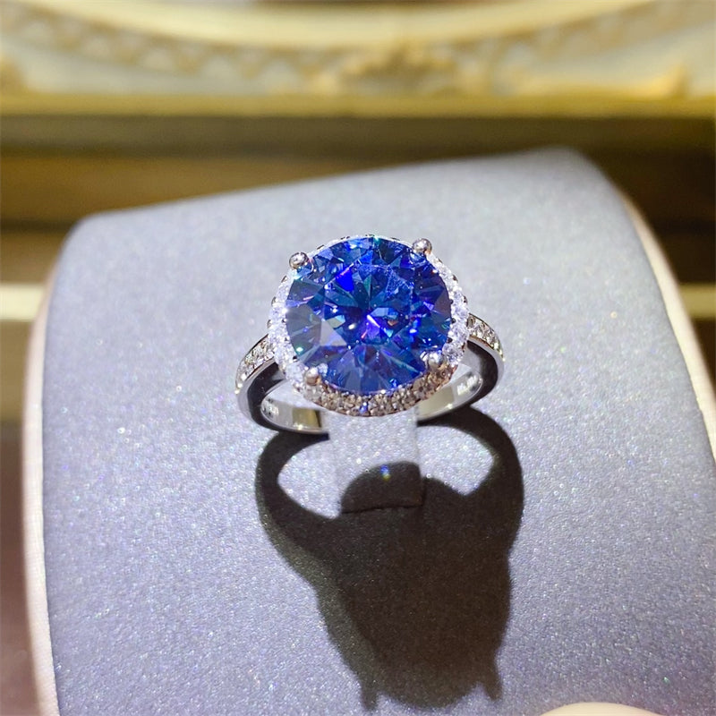 5 Carat Moissanite 925 Sterling Silver Ring-BT8D