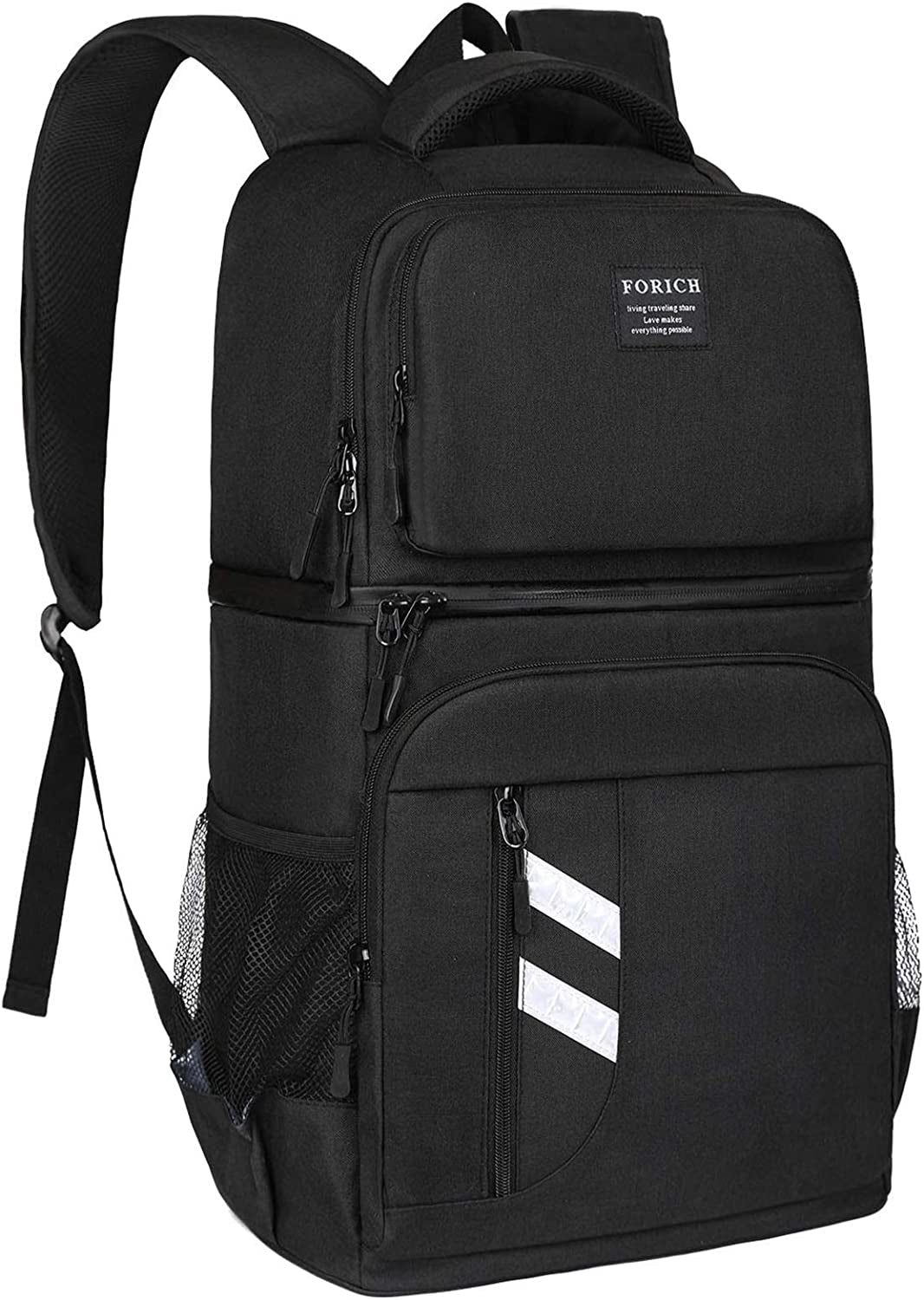 Backpack Cooler Leakproof Insulated Waterproof Backpack Cooler Bag, Lightweight Soft Beach Cooler Backpack for Men Women to Work Lunch Picnics Camping Hiking, 30 Cans-BT8D