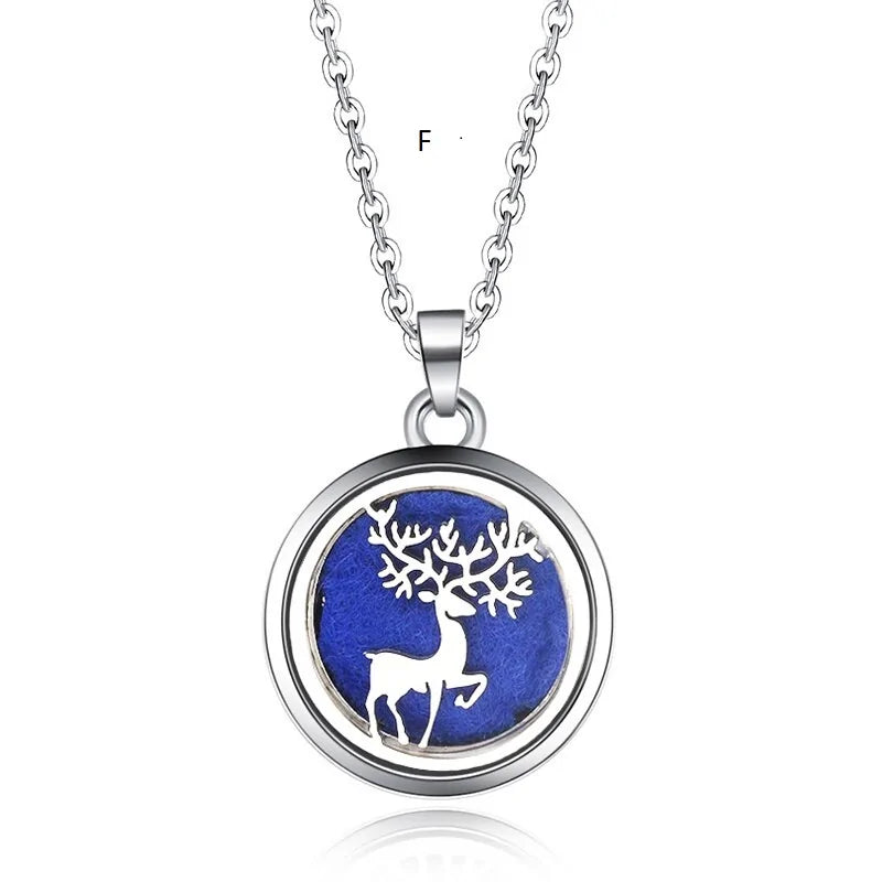 Aromatherapy Pendant Necklace Essential Oil Diffuser-BT8D