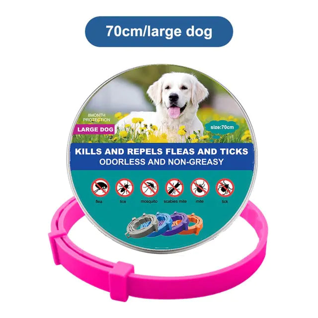 Anti-parasitic Adjustable Dog Collar-BT8D