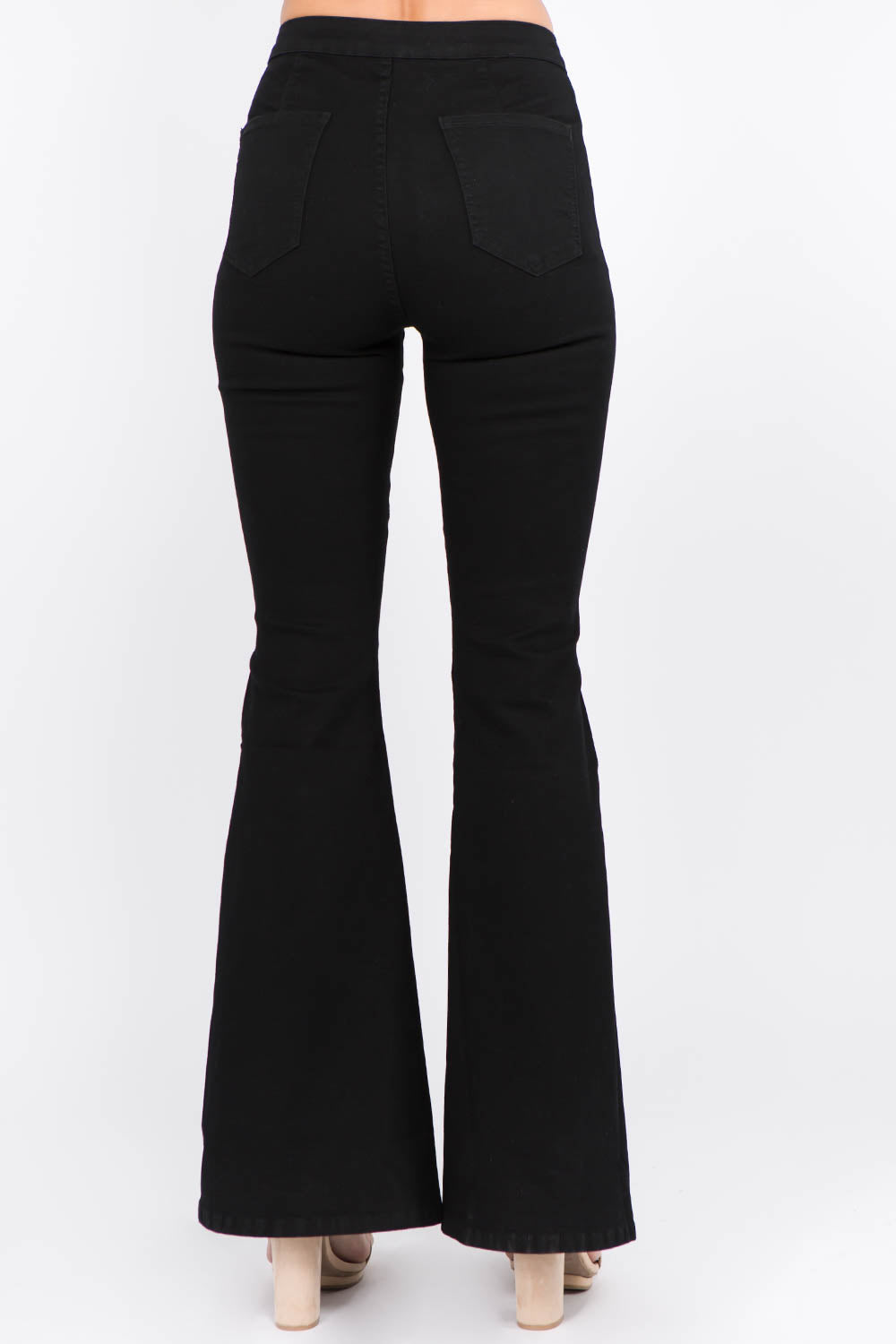 American Bazi Side Slit Flare Jeans-BT8D