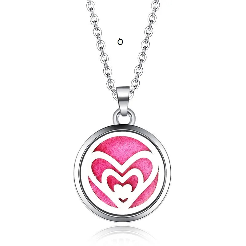 Aromatherapy Pendant Necklace Essential Oil Diffuser-BT8D