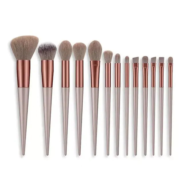 13Pcs Soft Fluffy Makeup Brushes Set-BT8D