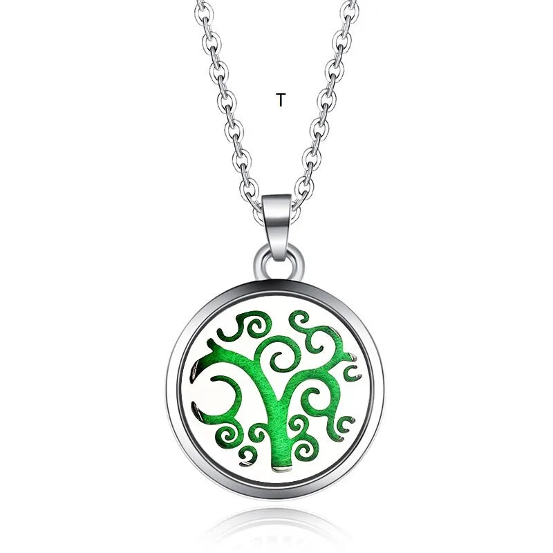 Aromatherapy Pendant Necklace Essential Oil Diffuser-BT8D