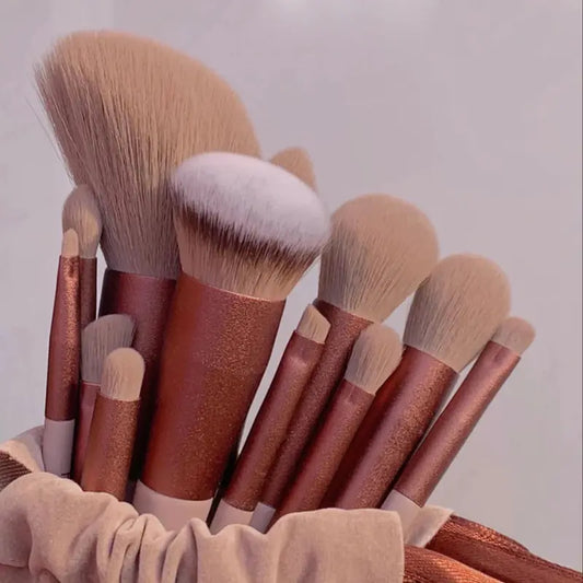 13Pcs Soft Fluffy Makeup Brushes Set-BT8D