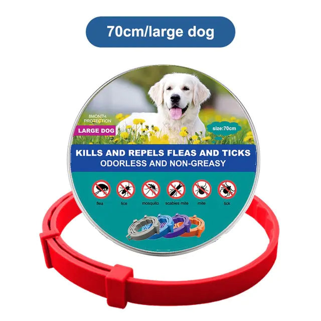 Anti-parasitic Adjustable Dog Collar-BT8D