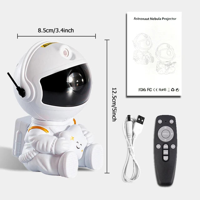 Galaxy Night Light Projector With Astronaut