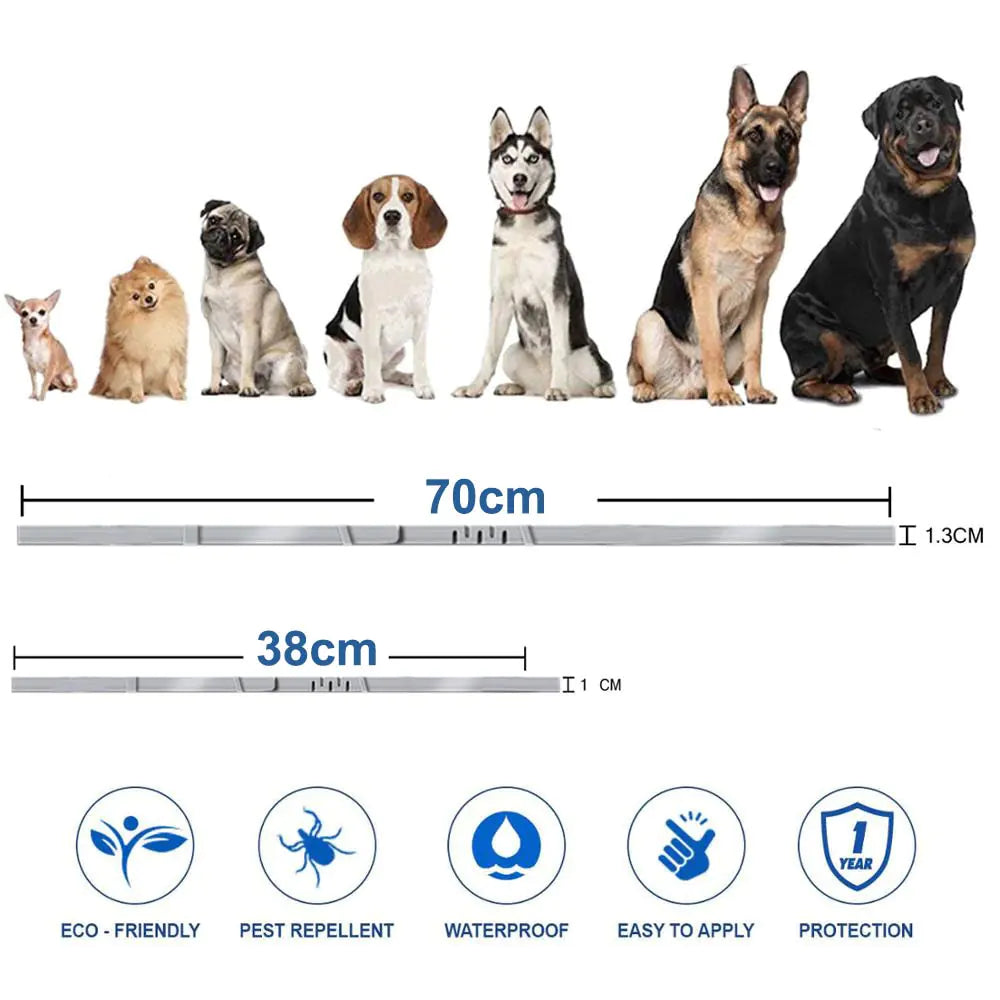Anti-parasitic Adjustable Dog Collar-BT8D