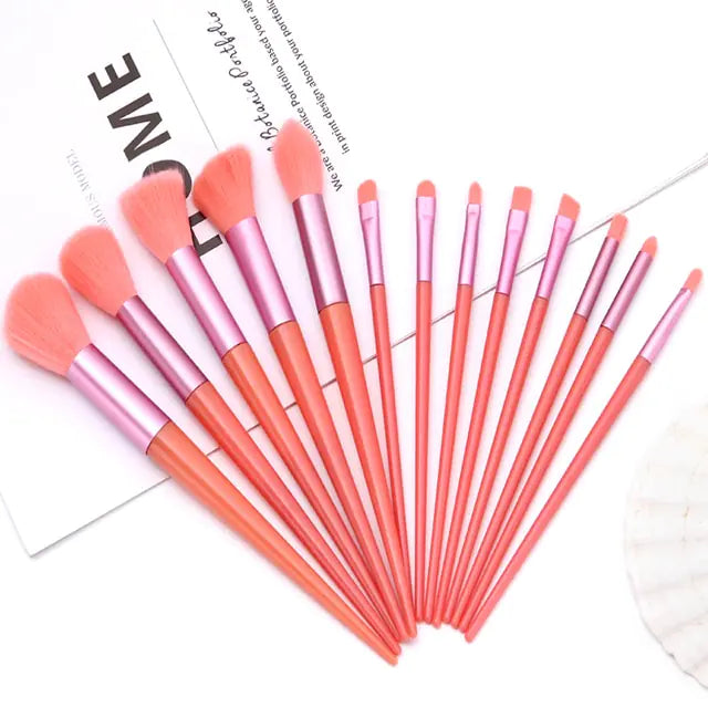 13Pcs Soft Fluffy Makeup Brushes Set-BT8D