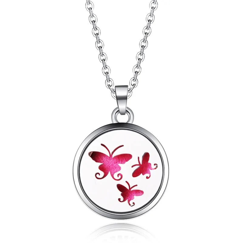 Aromatherapy Pendant Necklace Essential Oil Diffuser-BT8D