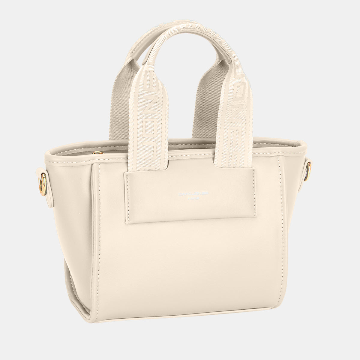 David Jones Small Handbag with Embossed Pattern Handles-BT8D