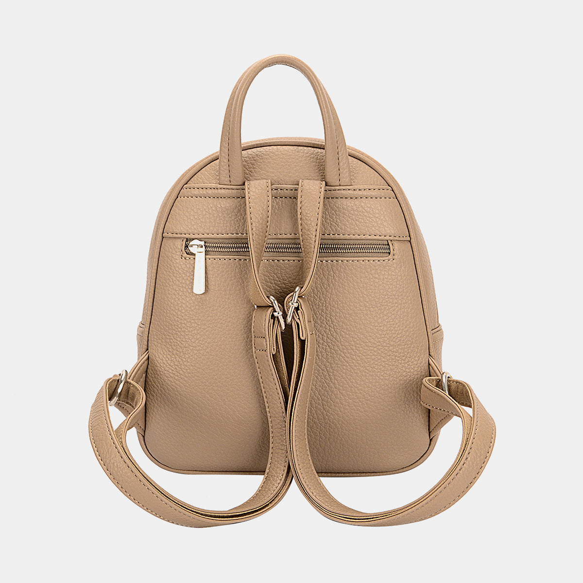 David Jones PU Leather Backpack Bag-BT8D