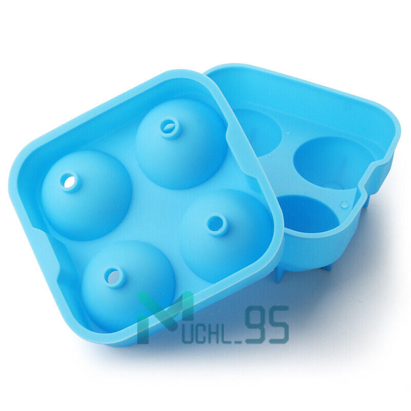Ice Cube Tray, Set of 2 Honeycomb Shape Silicone Ice Cube Mold with Lid Storage
