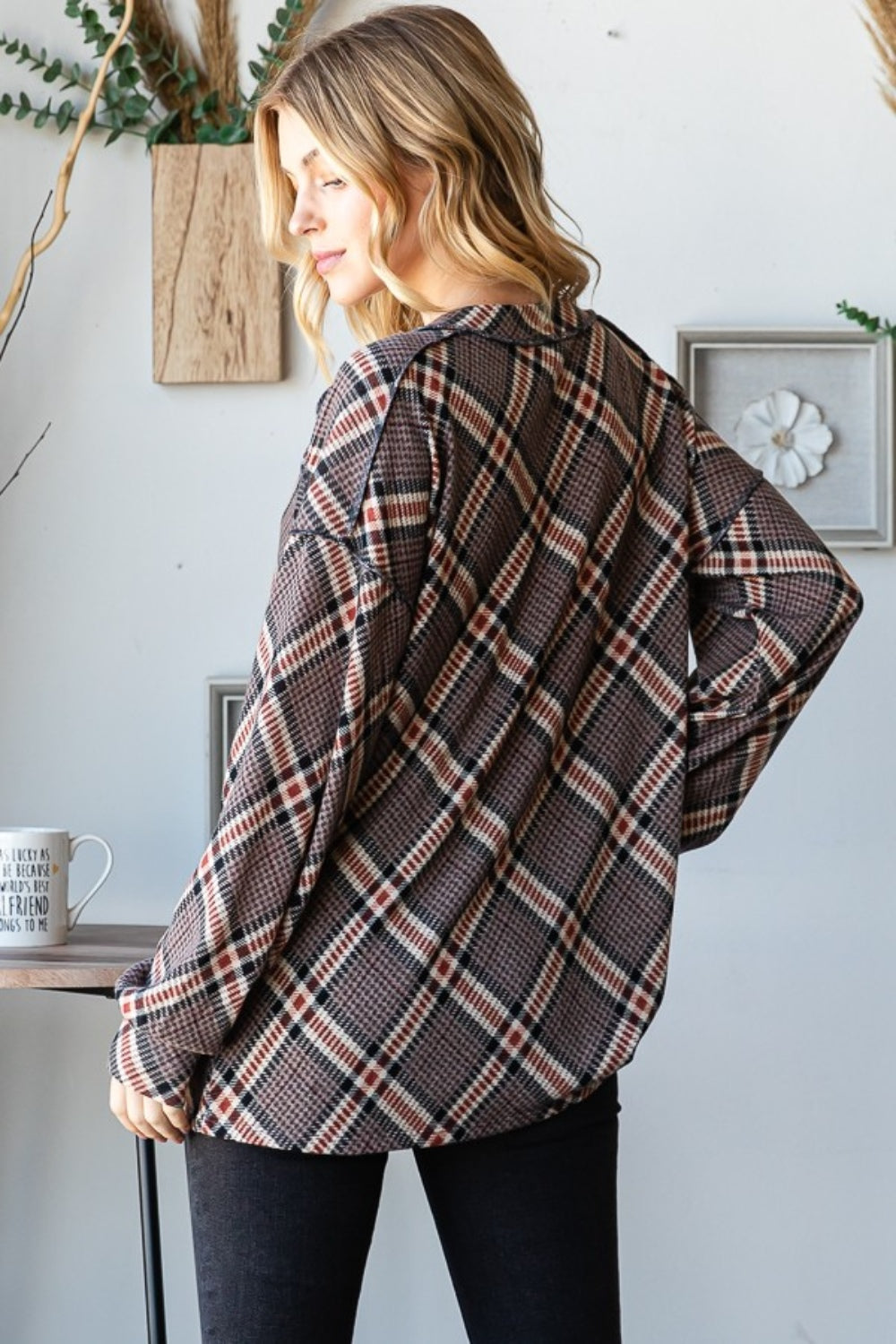 Heimish Plaid Back View