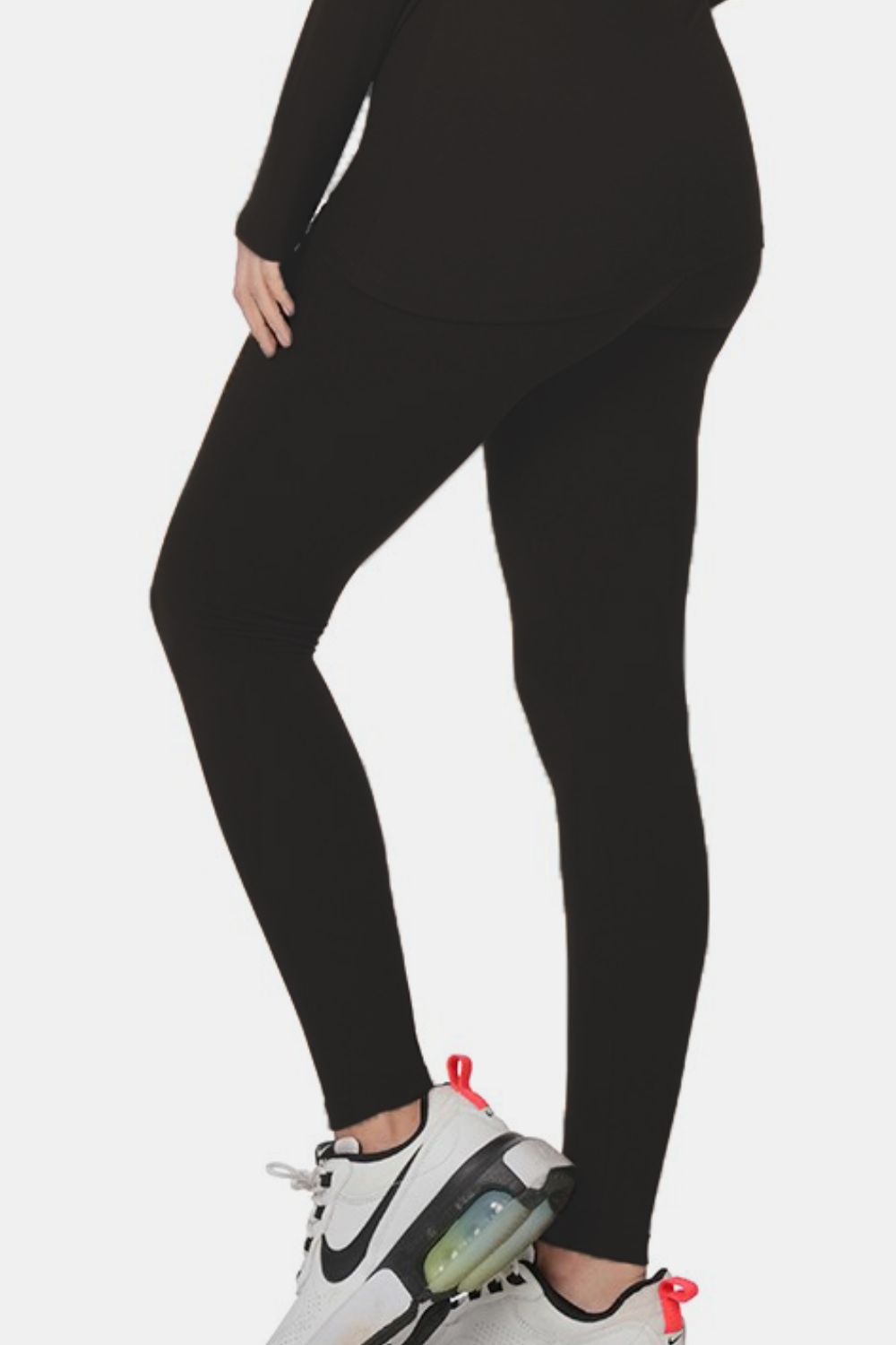 Zenana Full Size Turtleneck Top And Leggings Lounge Set