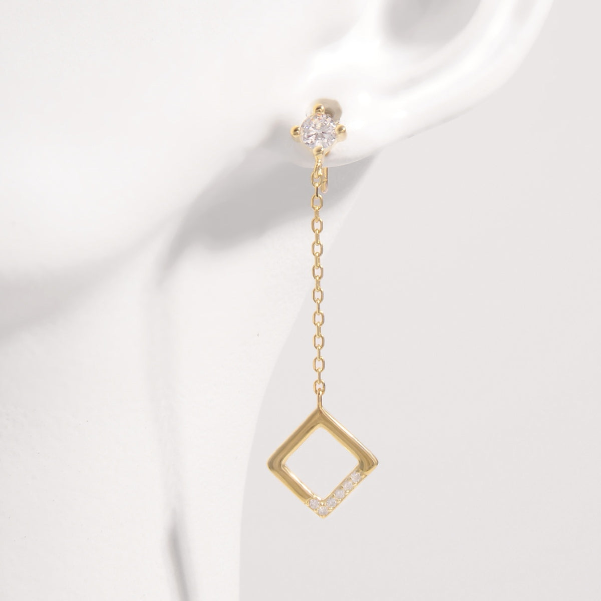 925 Sterling Silver Inlaid Zircon Earrings-BT8D
