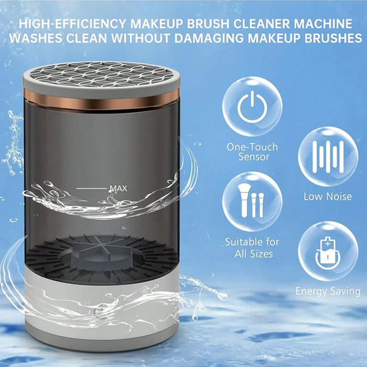 3-in-1 Automatic Makeup Brush Cleaning and Drying Stand-BT8D