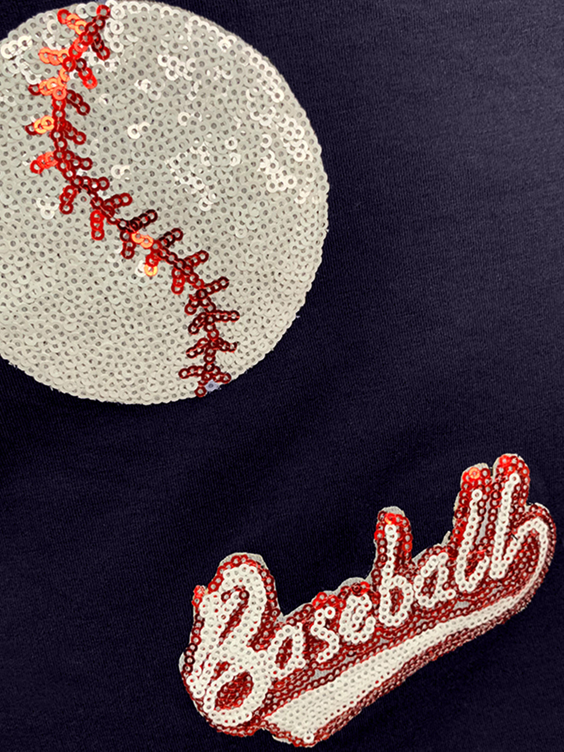 Baseball Round Neck Half Sleeve T-Shirt-BT8D