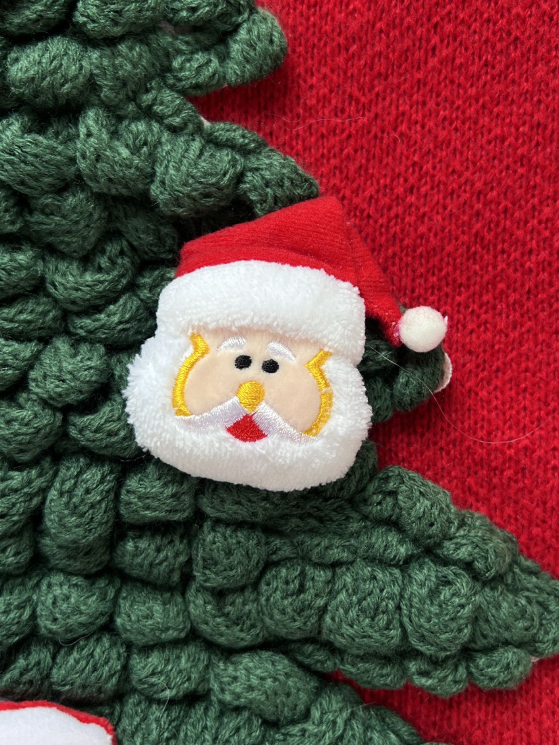 Christmas Tree Round Neck Long Sleeve Sweater-BT8D