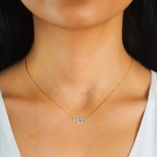 1.2 Carat Moissanite 925 Sterling Silver Necklace-BT8D