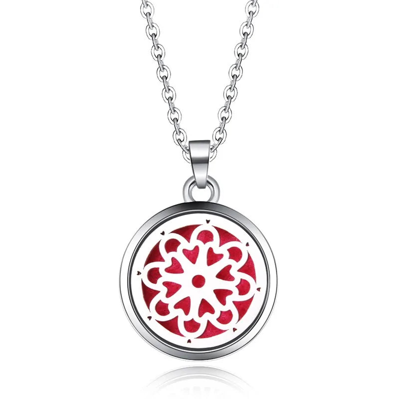 Aromatherapy Pendant Necklace Essential Oil Diffuser-BT8D