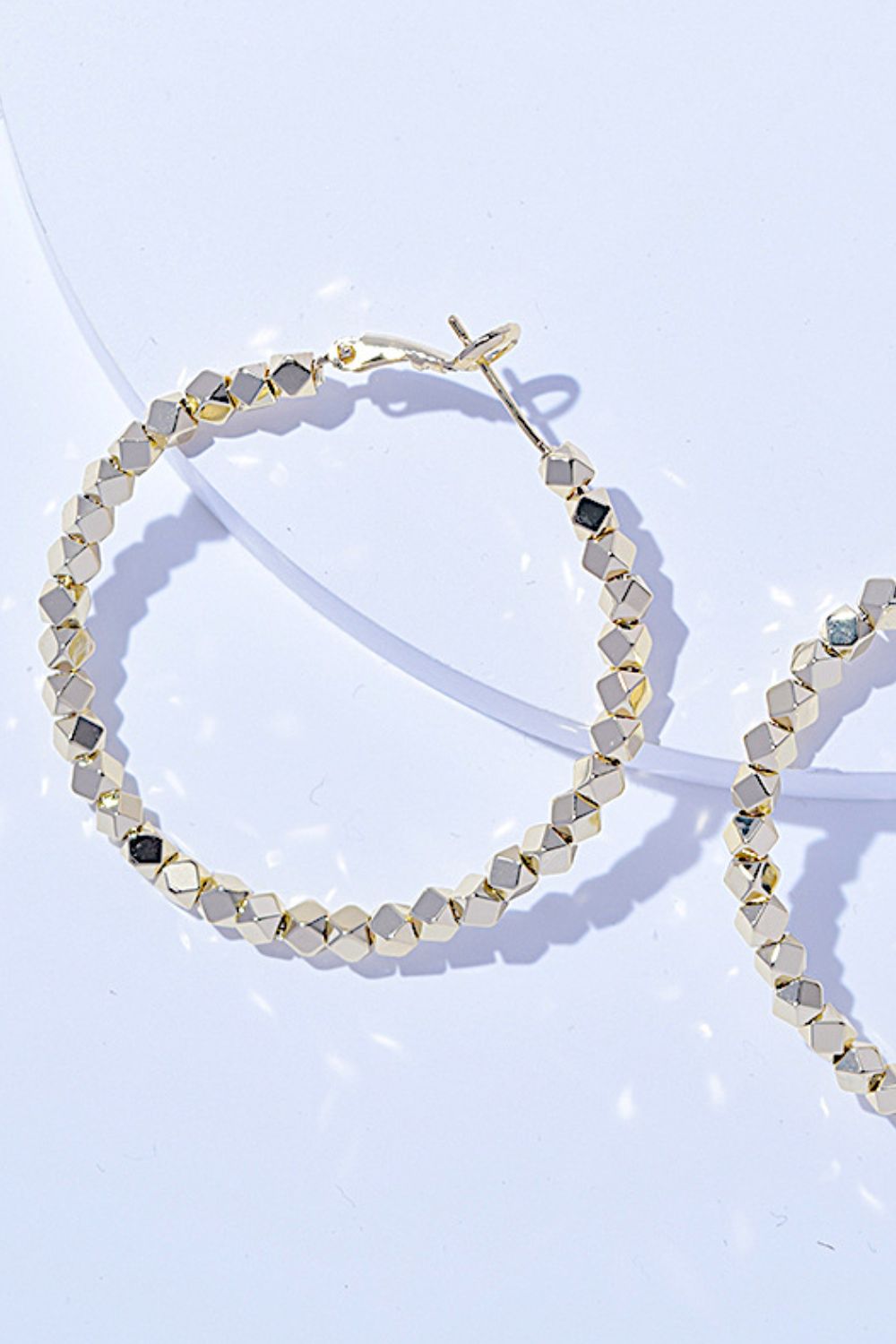 Alloy Hoop Earrings-BT8D