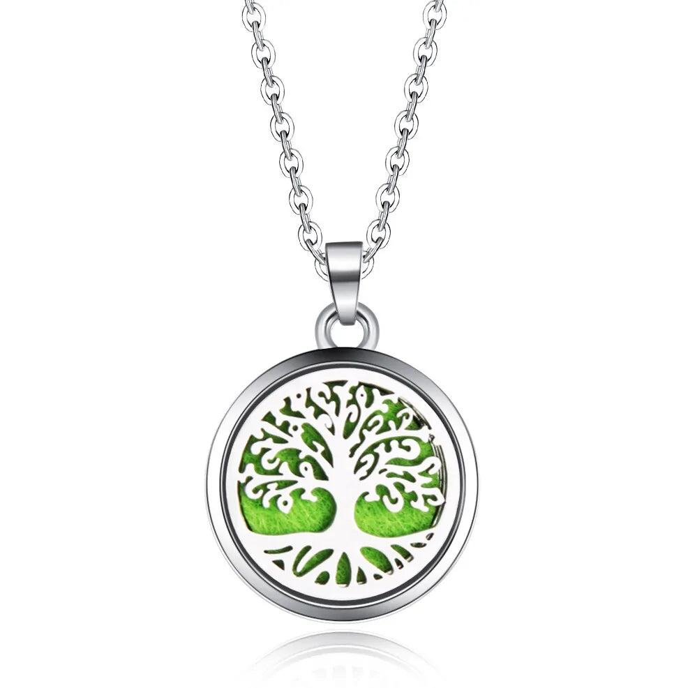 Aromatherapy Pendant Necklace Essential Oil Diffuser-BT8D