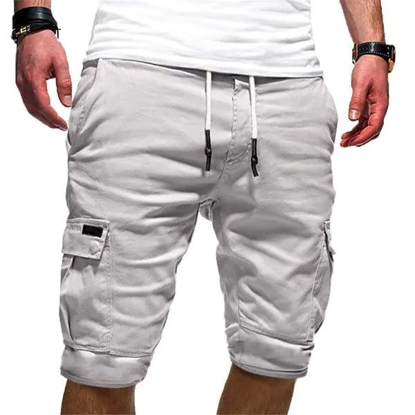 Men's Casual Cargo Shorts for Summer Workouts