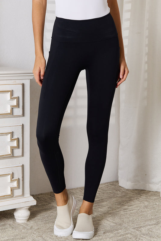 Basic Bae Wide Waistband Sports Leggings-BT8D