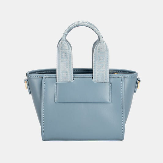 David Jones Small Handbag with Embossed Pattern Handles-BT8D