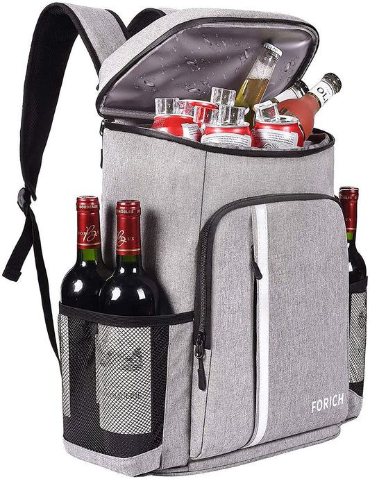 Backpack Cooler Leakproof Insulated Waterproof Backpack Cooler Bag, Lightweight Soft Beach Cooler Backpack for Men Women to Work Lunch Picnics Camping Hiking, 30 Cans-BT8D