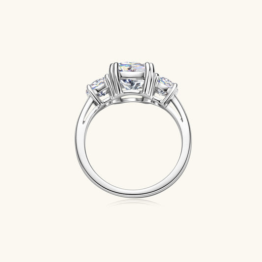 3.5 Carat Moissanite 925 Sterling Silver Ring-BT8D