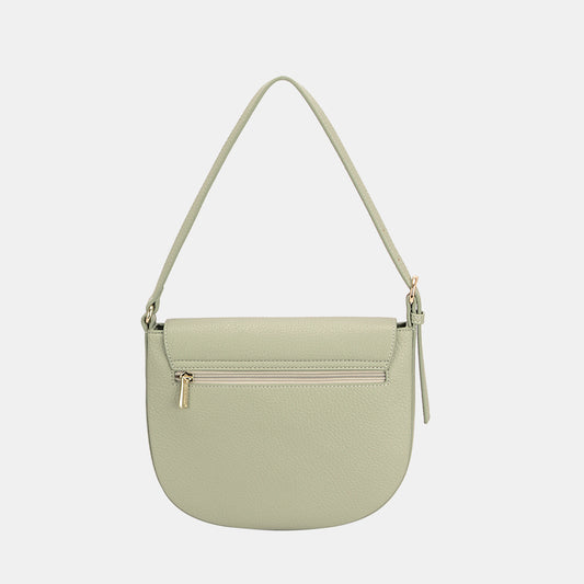 David Jones Metal Buckle Shoulder Bag-BT8D
