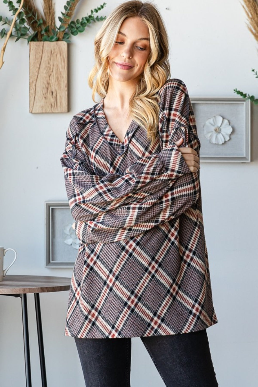 Heimish Plaid Cozy View