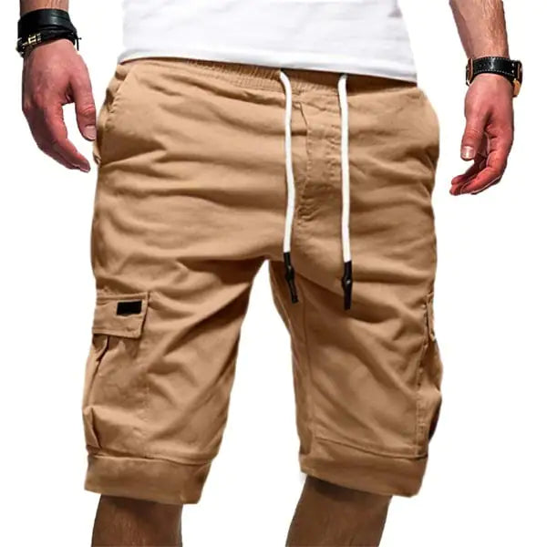 Men's Casual Cargo Shorts for Summer Workouts