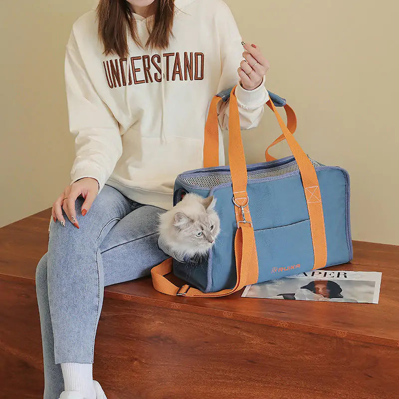 Canvas Pet Carrier Bag-BT8D
